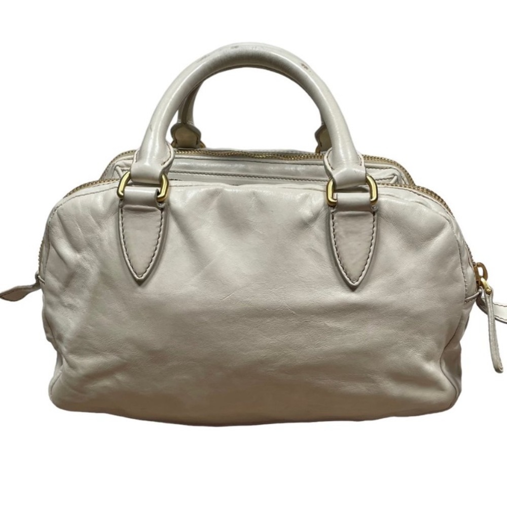 Rare Pre-Owned Authentic Miu Miu Ivory Off-White … - image 7